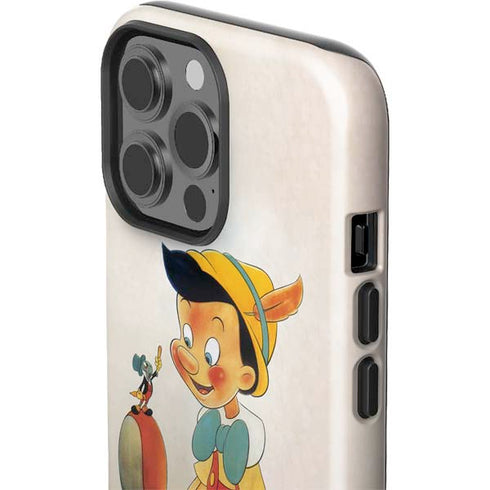 Disney Pinocchio Vintage Portrait iPhone 15 Pro Max Impact Case